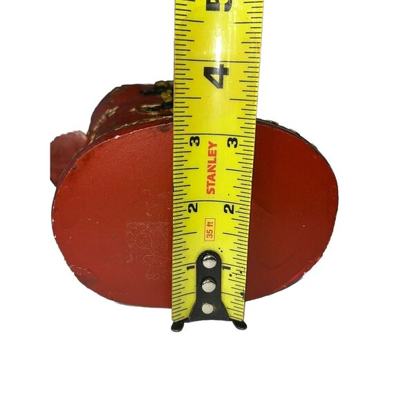 •HBH• Asian Style Shirt Vase, Used Vintage Fun Statement Piece 3.5”X6”, 7.75”h - Picture 14 of 16